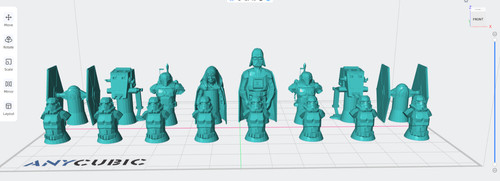 Star wars chess - star, set