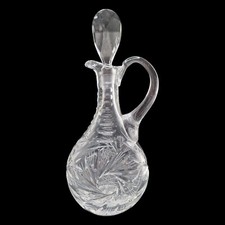 Crystal Cut Glass Claret Jug