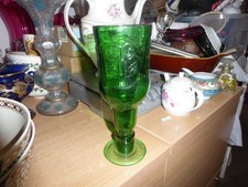 Collectors Grolsch beer bottle made into drinking glass