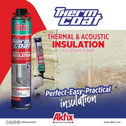 Akfix thermcoat spray foam - spray,
