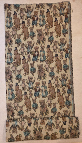 Vintage bear tapestry jacquard - vintage,