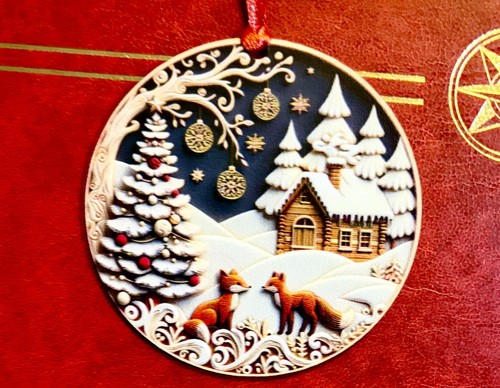Wooden red fox - wooden, tree
