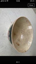 Large Motto Ware Bowl Hand