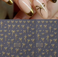 Nail Stickers Golden