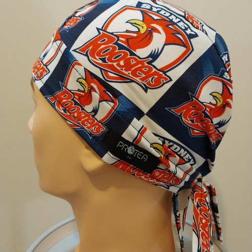 Durag rugby roosters print - durag,,