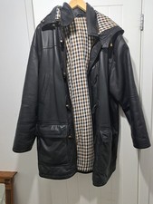 AQUASCUTUM Black Leather
