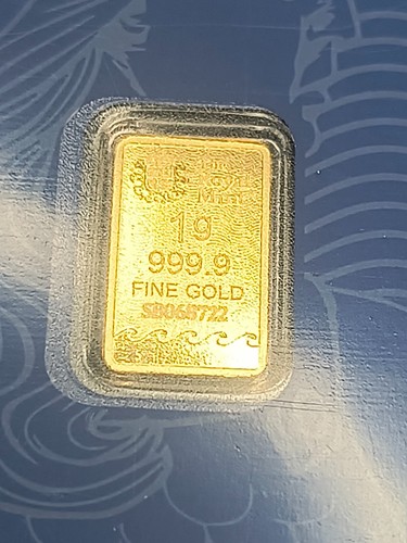 Royal mint gram gold bar - royal,