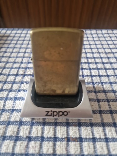 Zippo 1999 plain brass - brass, pipe