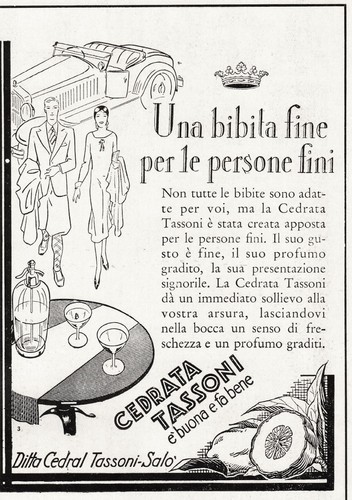 Advertising 1931 cedrata - 1931,