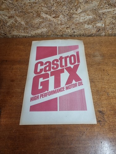 Vintage castrol gtx - vintage, motor