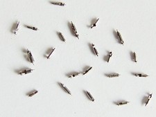 Watchmakers lot of cylinder watch balance staffs.  Parts