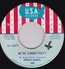 Soul / R&B--Ernie Hines ‎– Thank You Baby  / We're Gonna Party - HEAR !!