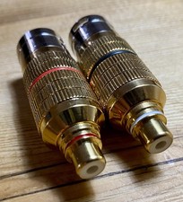Cardas clear Male XLR To Female RCA adaptors - Pair
