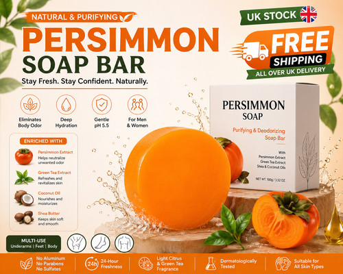 Persimmon soap bar for body - bar,