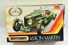 MATCHBOX PK-301 MODEL KIT 2 COLOUR 1:32 ASTON MARTIN ULSTER IN A POOR BOX
