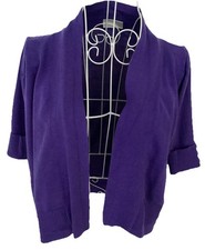Purple Short Sleeve Bolero