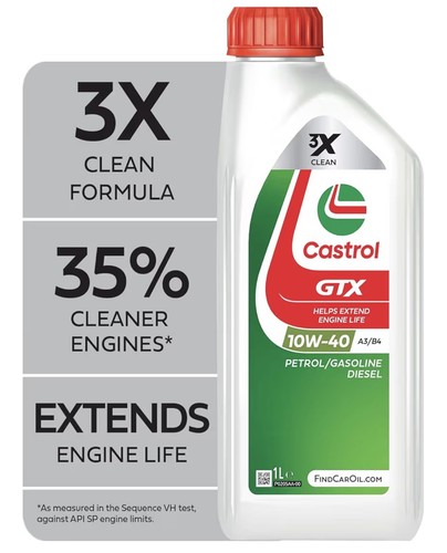 Castrol gtx 10w a3 - castrol, a3/b4