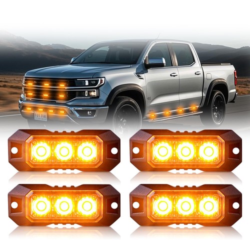 4pcs led amber - 4pcs, lights