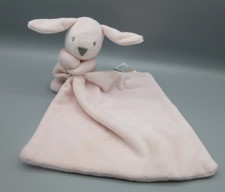 Matalan Pink Bunny Rabbit Baby Comforter Soother Blankie Blanket