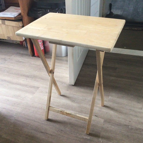 Rubberwood folding occasional - rubberwood,