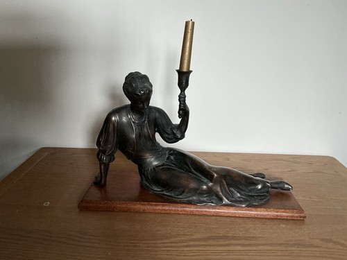 Large art deco elegant lady - art,