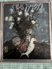 MARC CHAGALL SIGNED STAINED