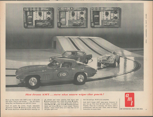 1965 amt model slots ford - model,