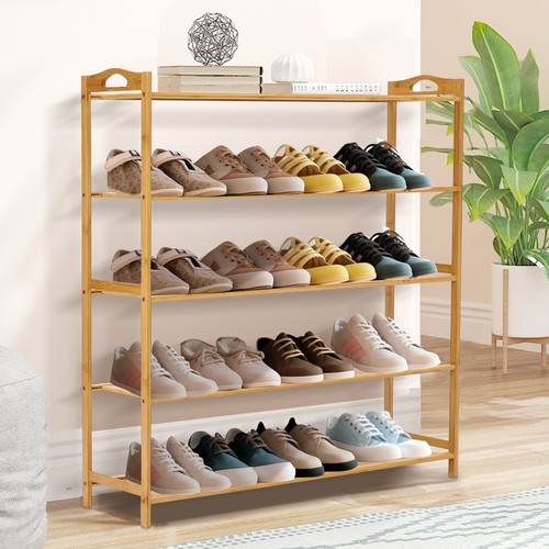 Tiers bamboo shoe rack - tiers,