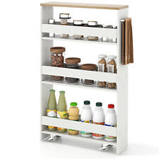 4-Tier Slim Utility Storage