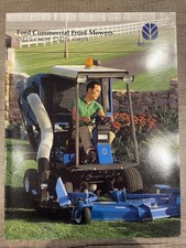New Holland Ford Commercial Front Mowers CM A4 Vintage Brochure 1996