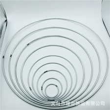 Metal 4cm-35cm DIY Metallic Round Silver Hoop Home Decor Dream Catcher Ring 1x