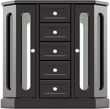 Elegant black jewelry box - elegant,