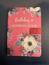Birthday and address book - address, a5