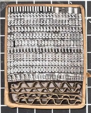 10pt numbers font metal - numbers,