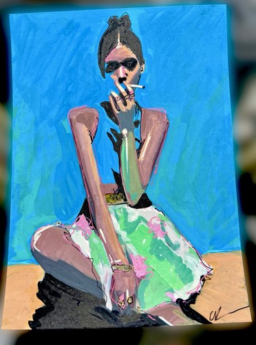 Original mixed media - media, painting