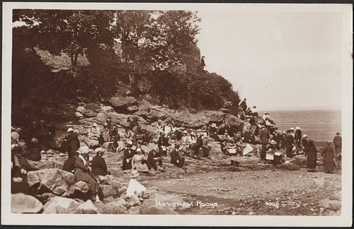 Heysham rocks postcard - heysham,