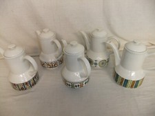 Broadhurst Kathie Winkle design coffee pots Mardi Gras Mexico Versailles 8H5A