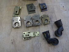 Brass ironmongery concealed