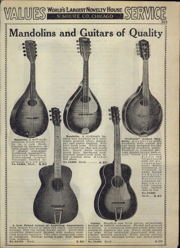 1938 paper mandolin - paper,