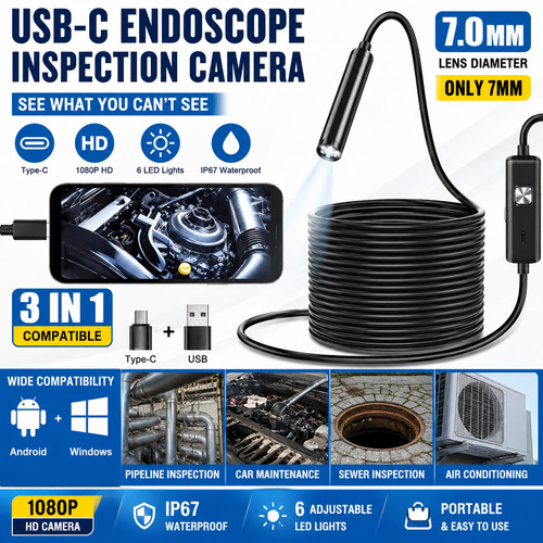 Usb endoscope inspection - c,