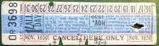 *** LCC TRAMS 1/- All Day Ticket November 1930 ***