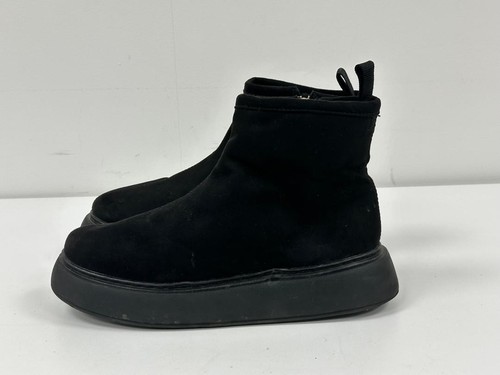 Ladies black faux suede - ladies,