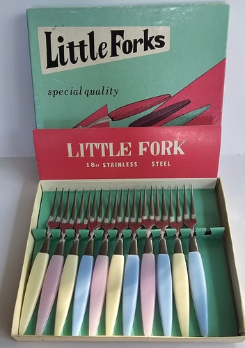 1950s vintage cocktail - vintage, forks