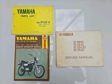 Yamaha DT 100 125 175 125E C T service + Workshop Manual + Parts List