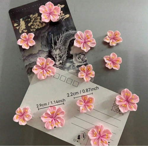 12pcs pink sakura - pink,
