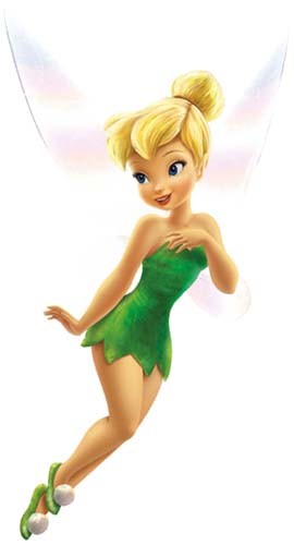 Princess tinkerbell wall - tinkerbell, art