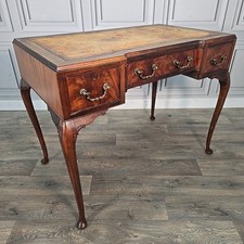 Antique Writing Desk Leather