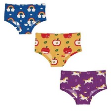 Maxomorra hipster knickers | Horse | Rainbow blue | Apple Yellow various sizes