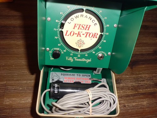 Vintage lowrance fish - lowrance,