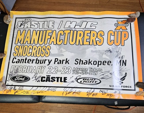 Wsa snocross poster - poster, signed